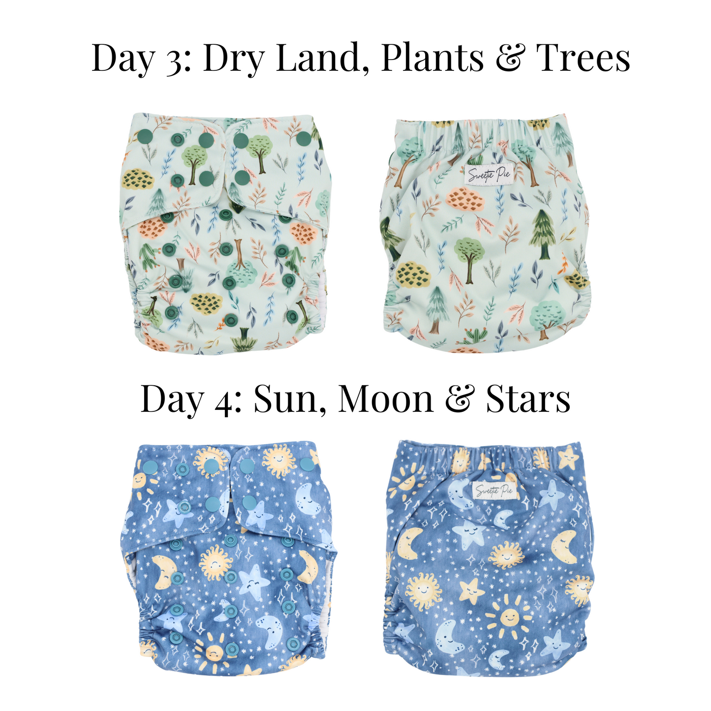Bamboo & Hemp One-Size All-In-One Diapers