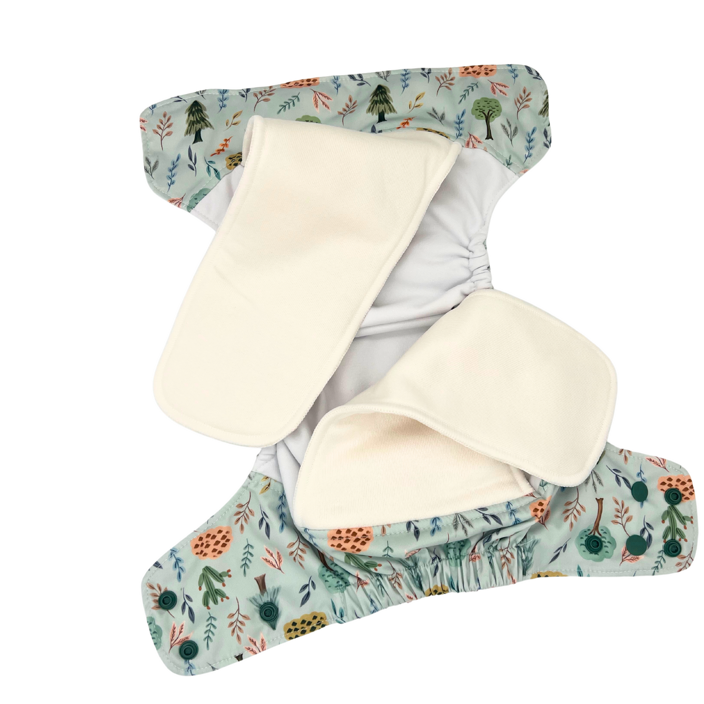 Bamboo & Hemp One-Size All-In-One Diapers
