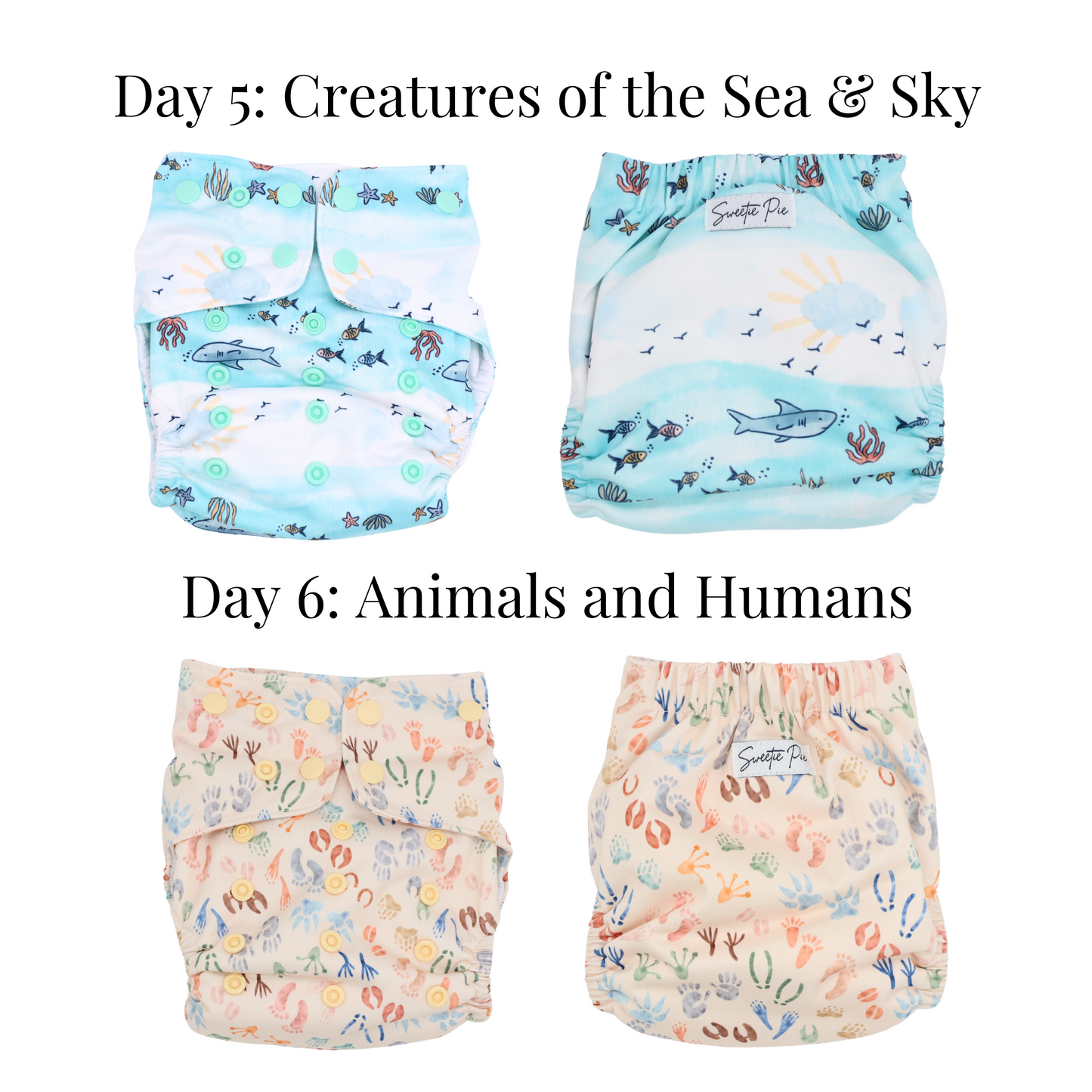 Bamboo & Hemp One-Size All-In-One Diapers
