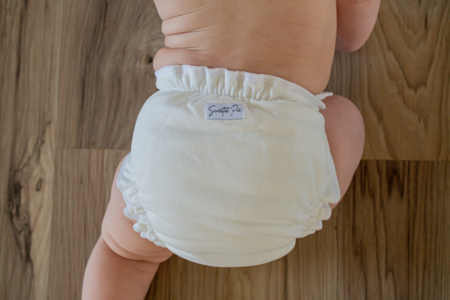 (4 pack) Organic One-Size Hemp and Bamboo Cotton Fitted Diaper