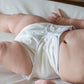 (4 pack) Organic One-Size Hemp and Bamboo Cotton Fitted Diaper